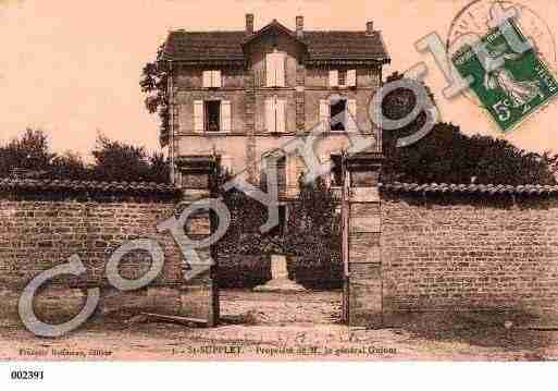 Ville de SAINTSUPPLET, carte postale ancienne