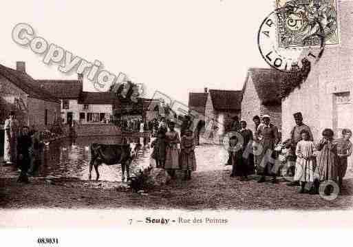 Ville de SOUGY, carte postale ancienne