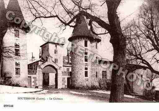 Ville de SOUTERNON, carte postale ancienne