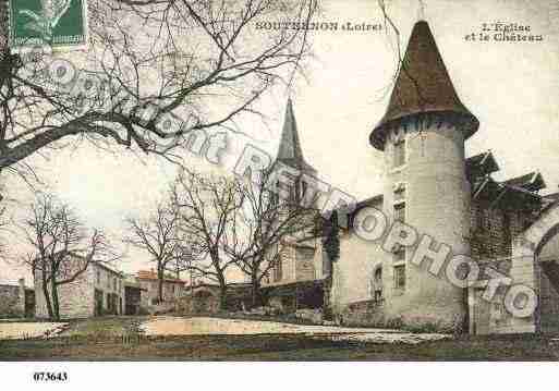 Ville de SOUTERNON, carte postale ancienne