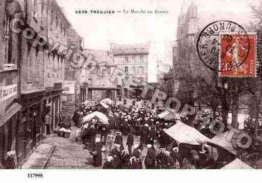 Ville de TREGUIER, carte postale ancienne