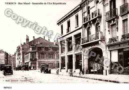 Ville de VERDUN, carte postale ancienne