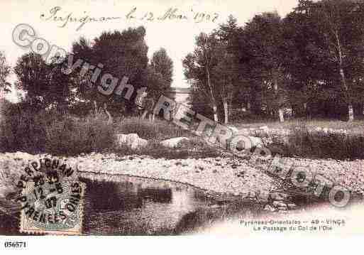 Ville de VINCA, carte postale ancienne