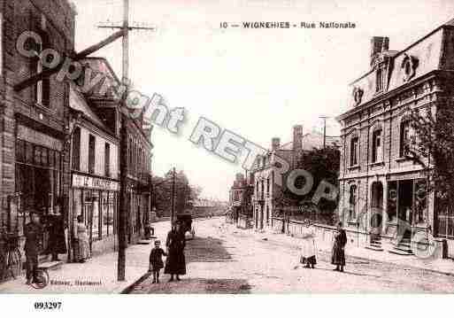 Ville de WIGNEHIES, carte postale ancienne