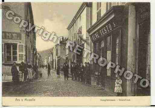 Ville de ARSSURMOSELLE, carte postale ancienne