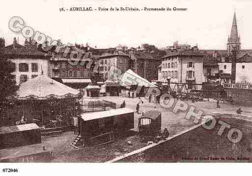 Ville de AURILLAC, carte postale ancienne