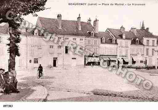 Ville de BEAUGENCY, carte postale ancienne