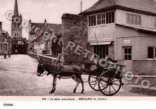 Ville de BEGARD, carte postale ancienne