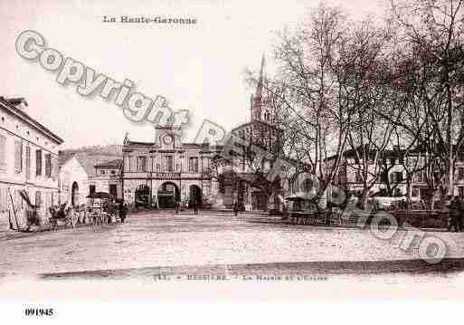 Ville de BESSIERES, carte postale ancienne