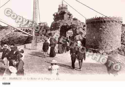 Ville de BIARRITZ, carte postale ancienne