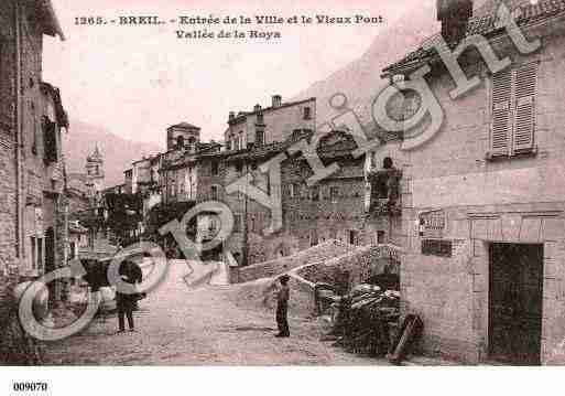 Ville de BREILSURROYA, carte postale ancienne