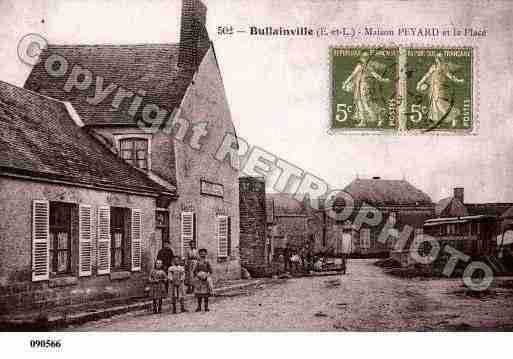 Ville de BULLAINVILLE, carte postale ancienne