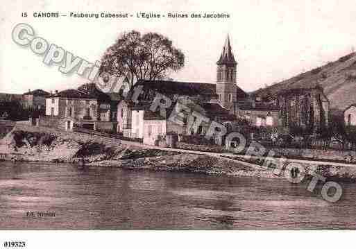 Ville de CAHORS, carte postale ancienne