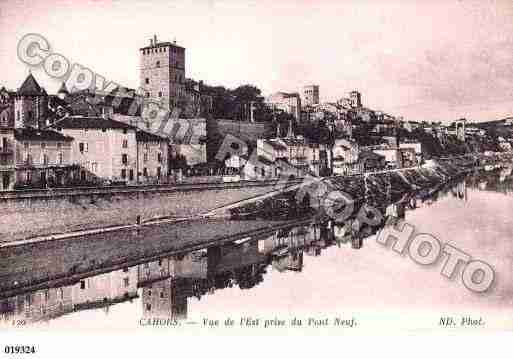 Ville de CAHORS, carte postale ancienne