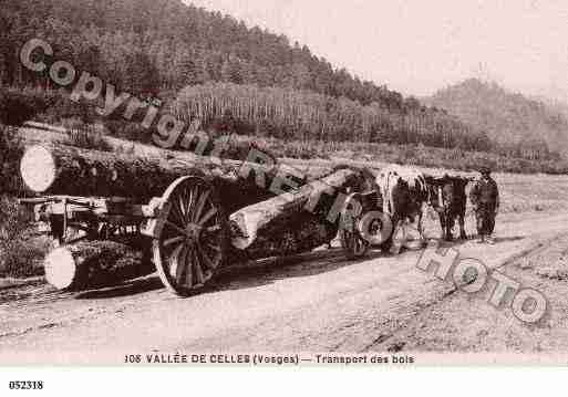 Ville de CELLESSURPLAINE, carte postale ancienne