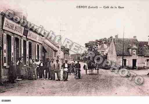 Ville de CEPOY, carte postale ancienne