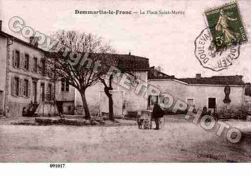 Ville de DOMMARTINLEFRANC, carte postale ancienne