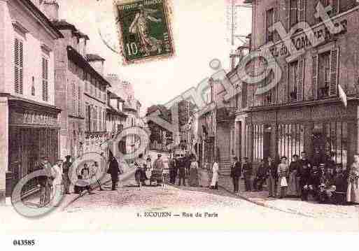 Ville de ECOUEN, carte postale ancienne