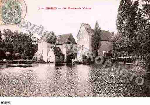 Ville de ESVRES, carte postale ancienne