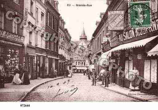 Ville de EU, carte postale ancienne