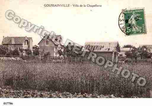 Ville de GOUSSAINVILLE, carte postale ancienne