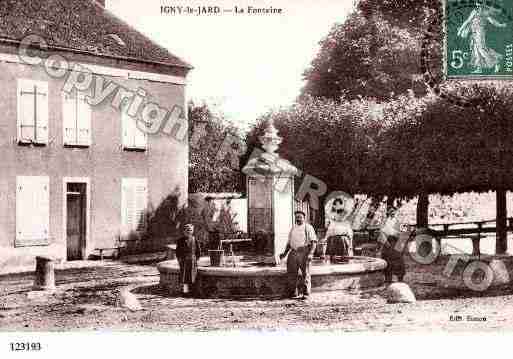 Ville de IGNYCOMBLIZY, carte postale ancienne