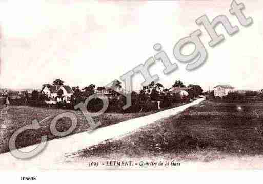 Ville de LEYMENT, carte postale ancienne