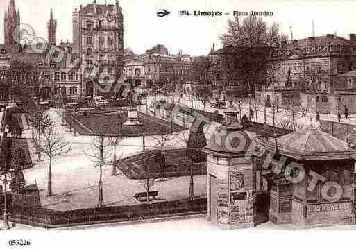 Ville de LIMOGES, carte postale ancienne