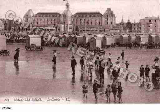 Ville de MALOLESBAINS, carte postale ancienne