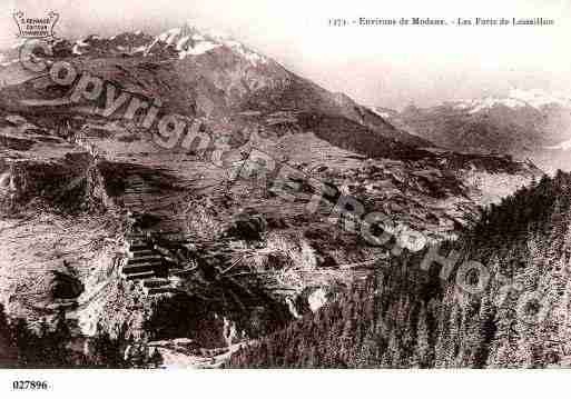 Ville de MODANE, carte postale ancienne