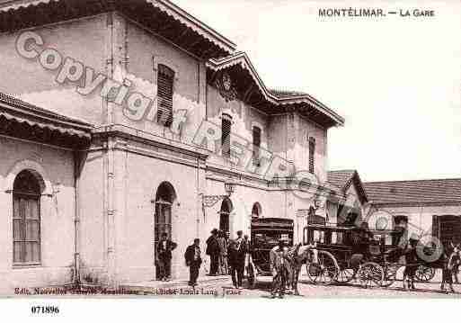 Ville de MONTELIMAR, carte postale ancienne