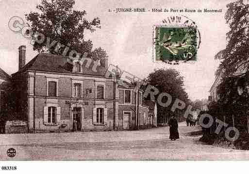 Ville de MONTREUILJUIGNE, carte postale ancienne