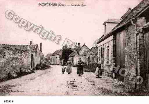 Ville de MORTEMER, carte postale ancienne