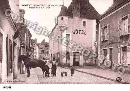 Ville de NOGENTLEROTROU, carte postale ancienne