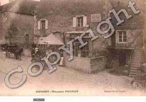 Ville de OUGNEY, carte postale ancienne