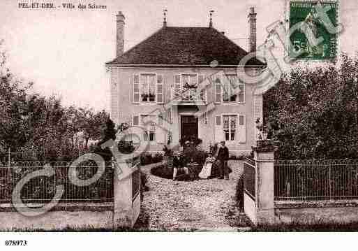 Ville de PELETDER, carte postale ancienne