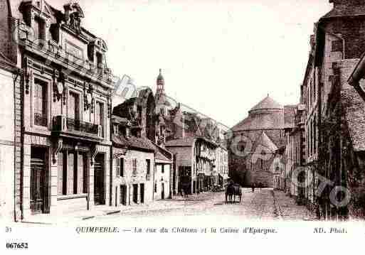 Ville de QUIMPERLE, carte postale ancienne