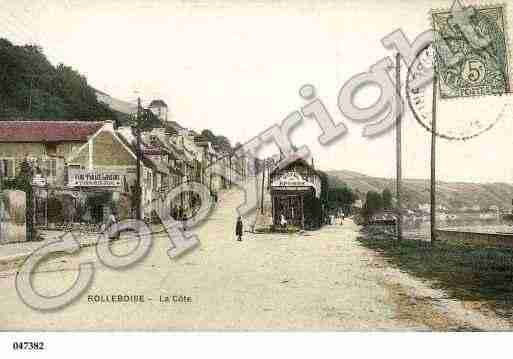 Ville de ROLLEBOISE, carte postale ancienne