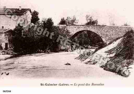 Ville de SAINTGALMIER, carte postale ancienne