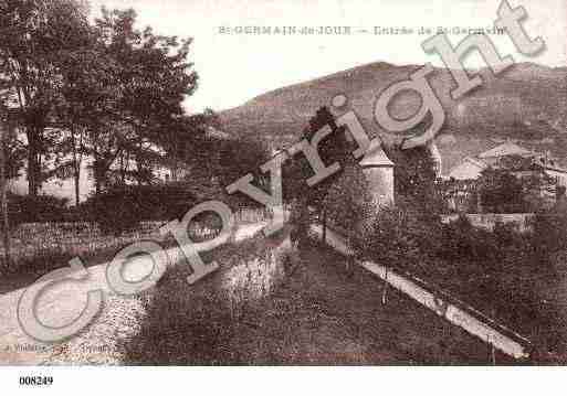 Ville de SAINTGERMAINDEJOUX, carte postale ancienne