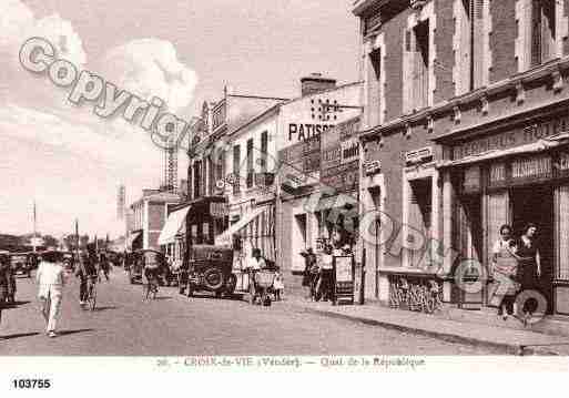 Ville de SAINTGILLESCROIXDEVIE, carte postale ancienne