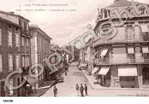 Ville de SAINTGIRONS, carte postale ancienne