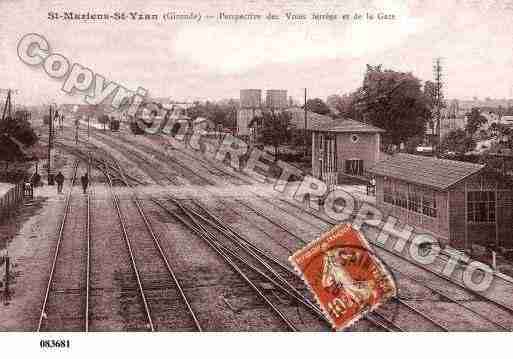 Ville de SAINTMARIENS, carte postale ancienne