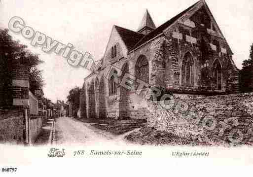 Ville de SAMOISSURSEINE, carte postale ancienne