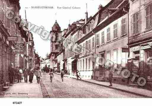 Ville de SARREGUEMINES, carte postale ancienne