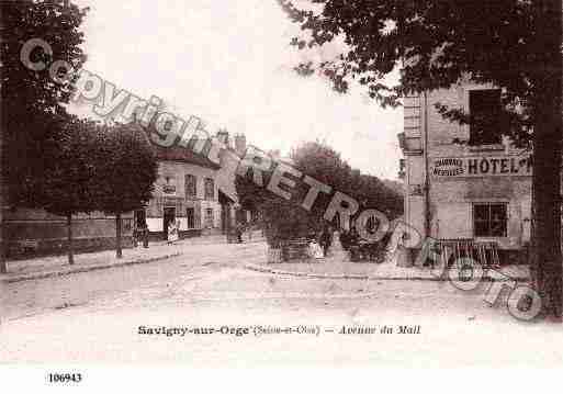 Ville de SAVIGNYSURORGE, carte postale ancienne