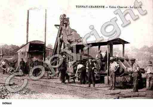 Ville de TONNAYCHARENTE, carte postale ancienne