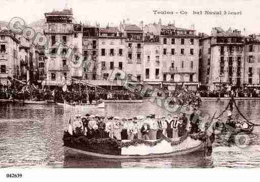 Ville de TOULON, carte postale ancienne