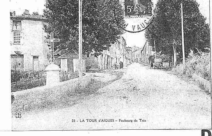 Ville de TOURD'AIGUES(LA), carte postale ancienne