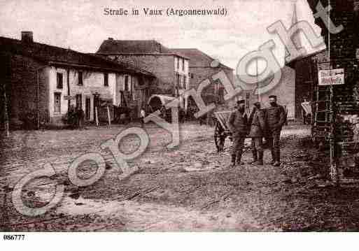 Ville de VAUXLESMOURON, carte postale ancienne